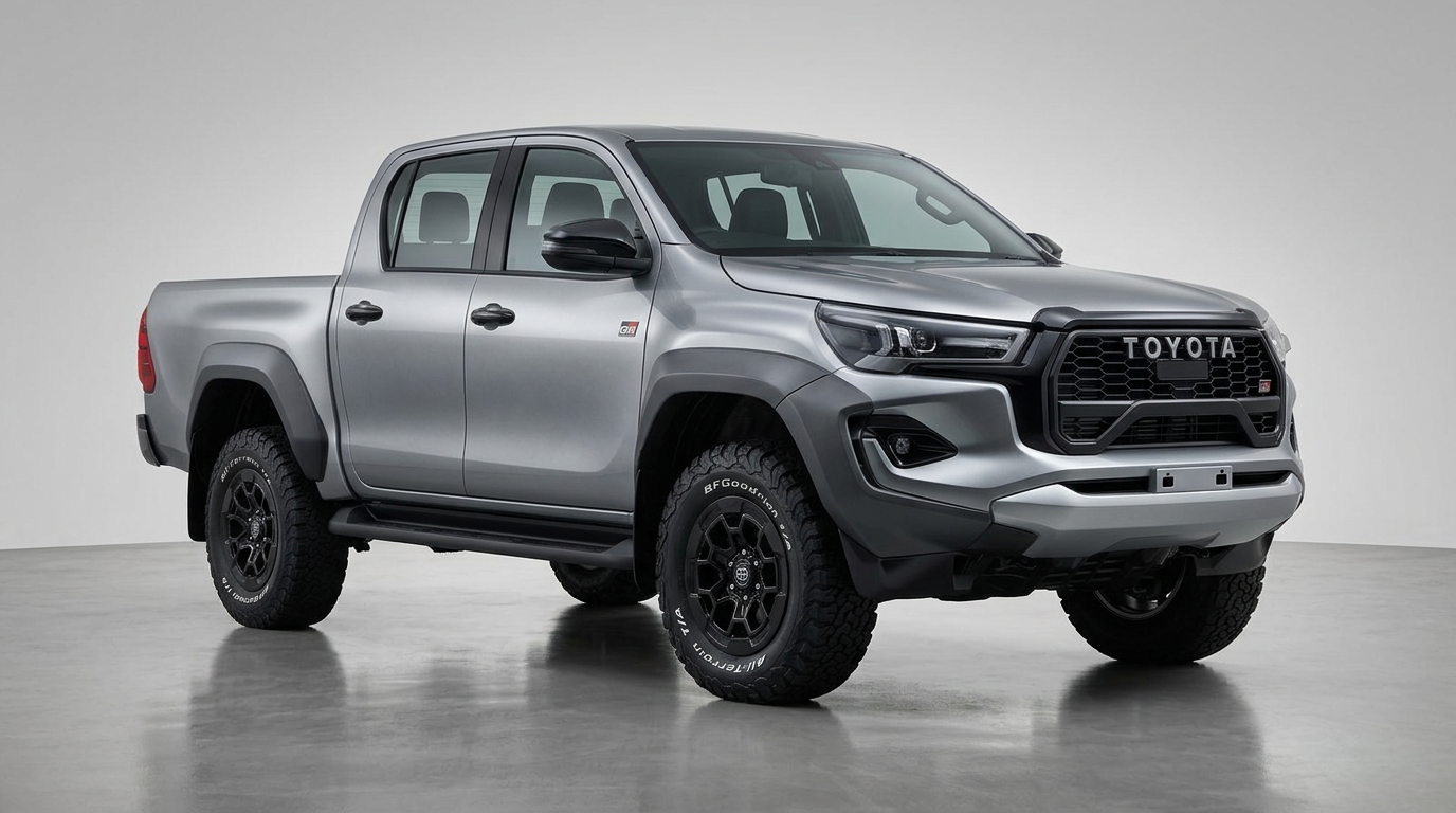 Toyota Hilux doble cabina en exteriores