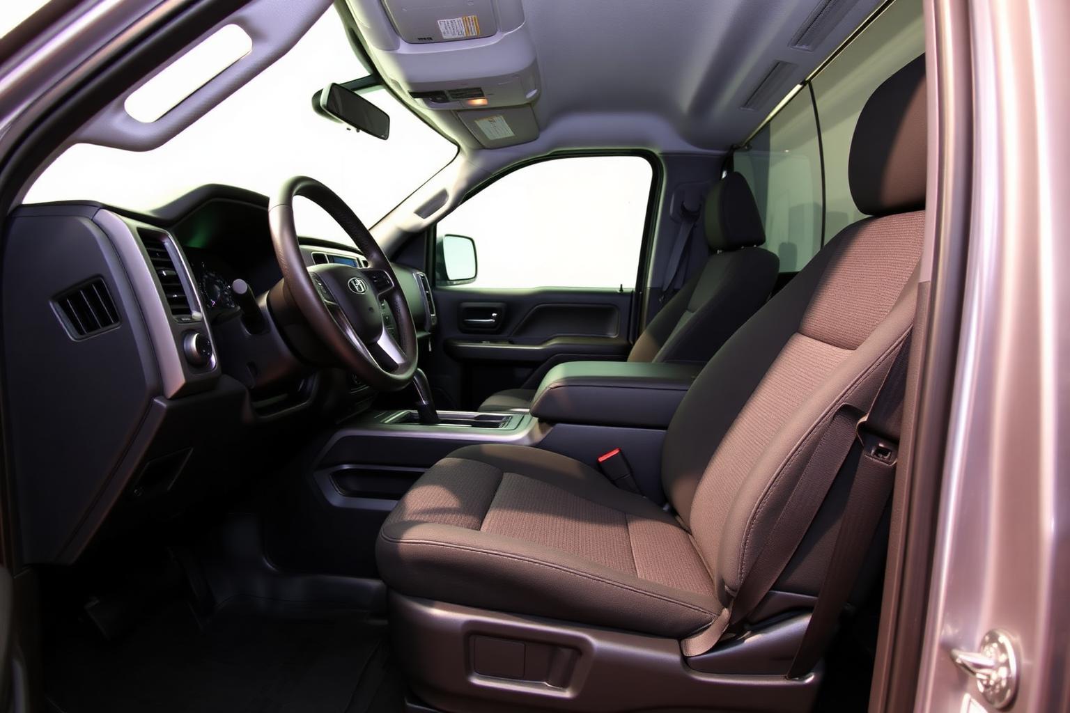 Interior de la Nissan NP300 Frontier