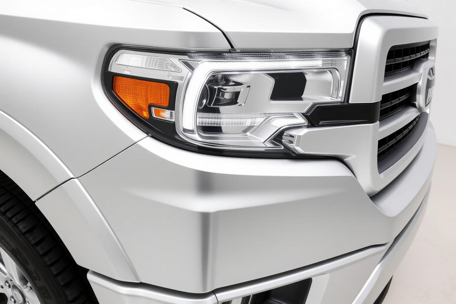 Detalle de faro de la Ford Ranger