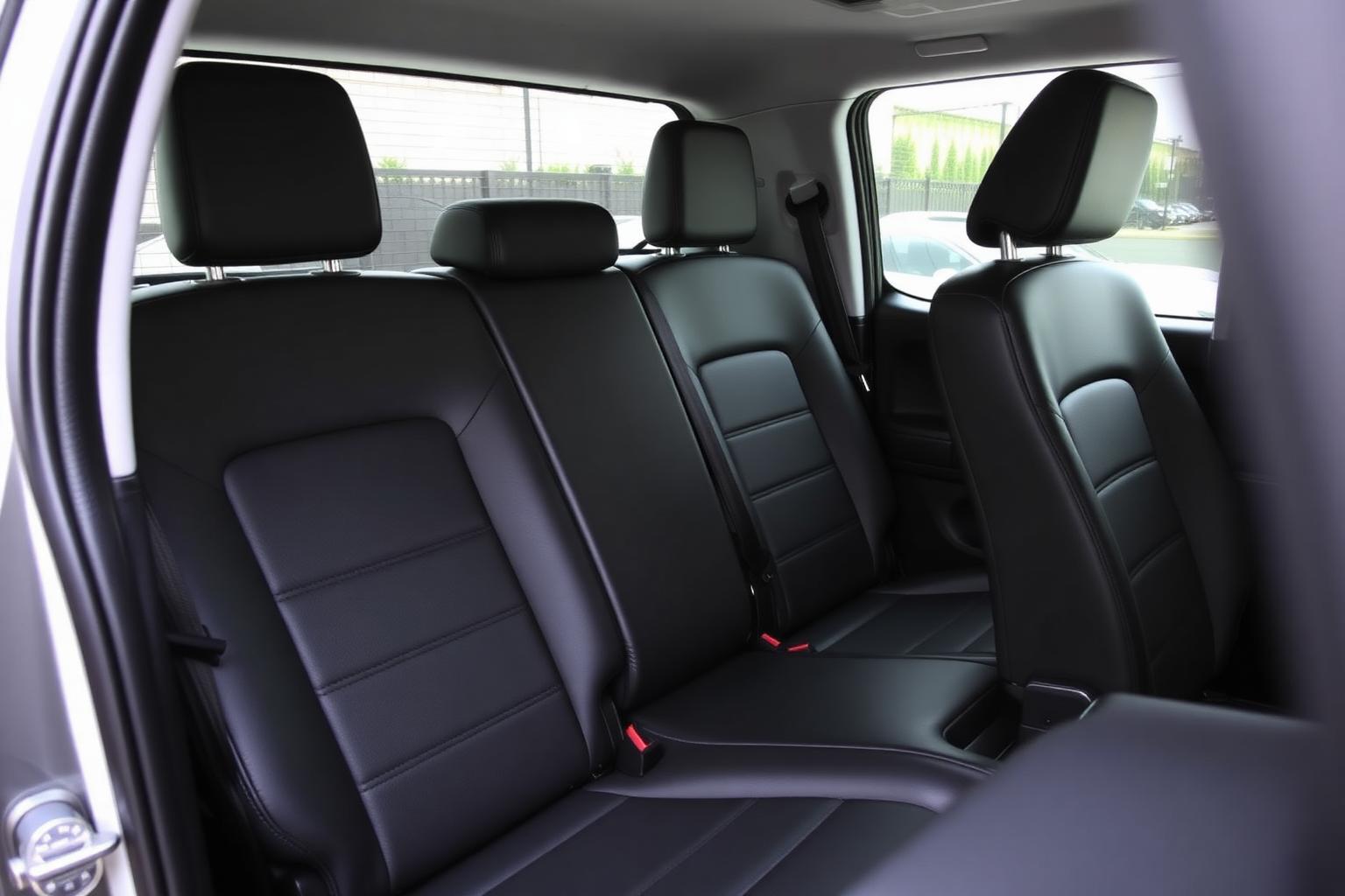 Asientos traseros de la Ford Ranger