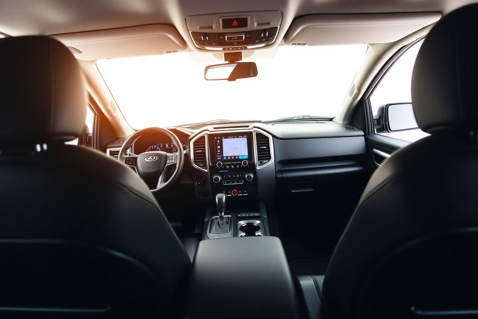 Interior de la Ford Ranger